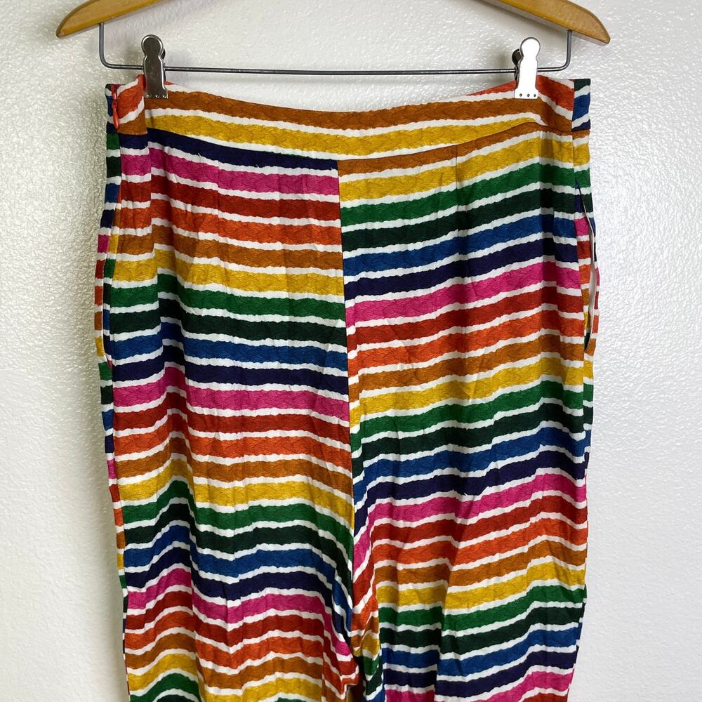 FARM Rio Colorful Striped Wide Leg Pants - Picture 3 of 11